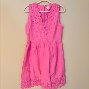 Pink floral J.Crew Factory dress